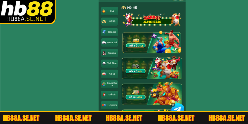 Nổ Hũ HB88 - Cơ Hội Hốt Jackpot Triệu Người Mê 3 Nổ hũ HB88 quy tụ kho game hấp dẫn không nên bỏ lỡ